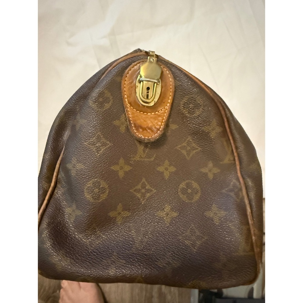 Vintage Louis Vuitton French Company Speedy 30 Monogram Bag 70s 80s Rare - Picture 9 of 13